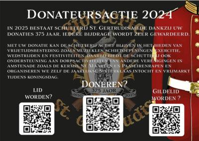 Donateursactie 2024 Schutterij St. Gertrudis