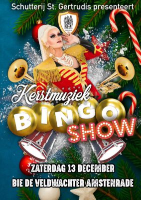 Schutterij St. Gertrudis Presenteert: Kerstmuziek Bingo Show.